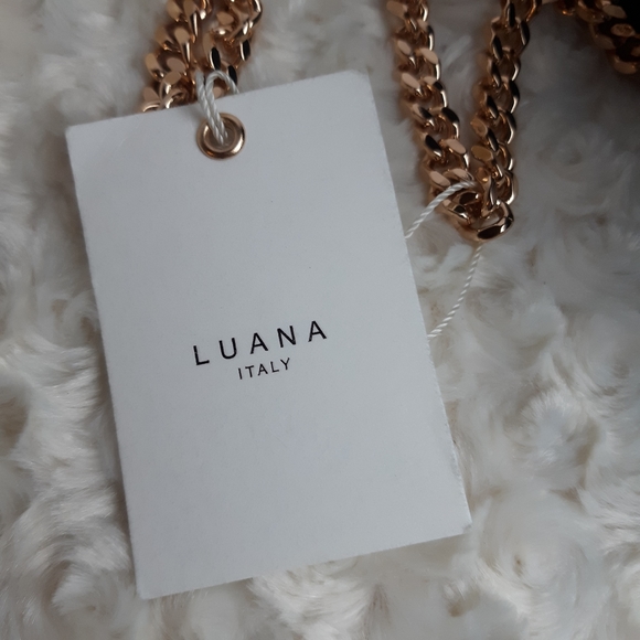 Luana Marella black leather rose gold bag - Picture 10 of 14